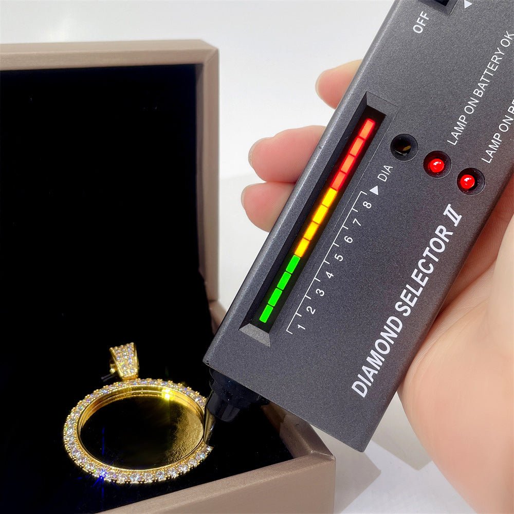 S925 Silver Moissanite Custom Photo Pendant – Hip - Hop Jewelry Picture Frame Necklace - CaratixJewelry